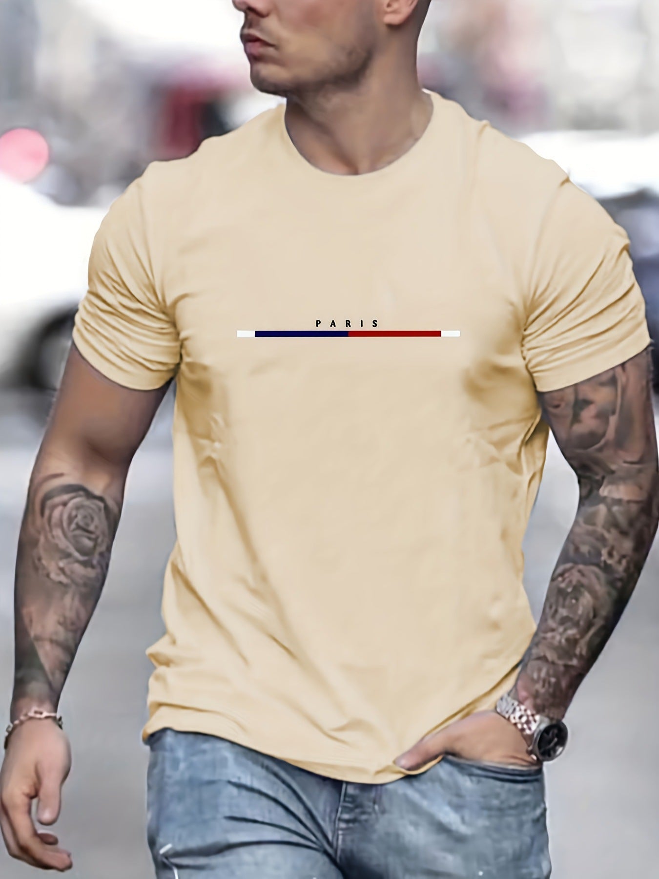 Men's Fashion Personality Cotton T-shirt - CLOTHFN
