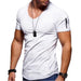 Men's Casual Short Sleeve Cotton T-shirt - CLOTHFN