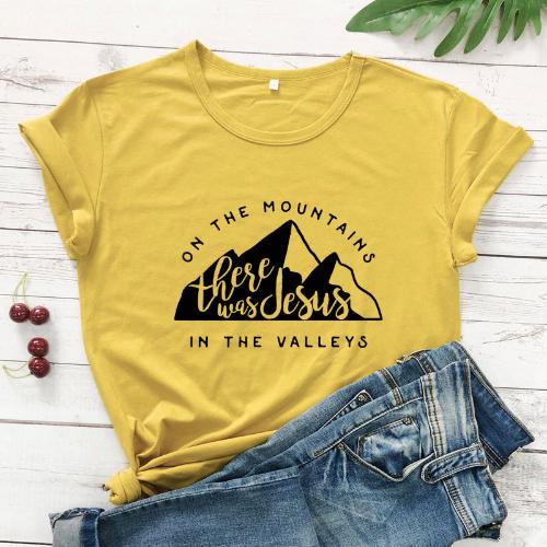 The Valley T Shirt Casual Women's Christian Bible T Shirt - CLOTHFN