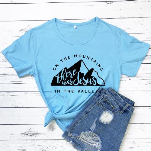 The Valley T Shirt Casual Women's Christian Bible T Shirt - CLOTHFN