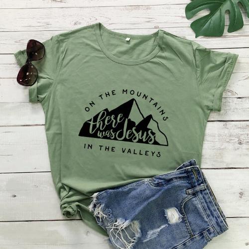 The Valley T Shirt Casual Women's Christian Bible T Shirt - CLOTHFN