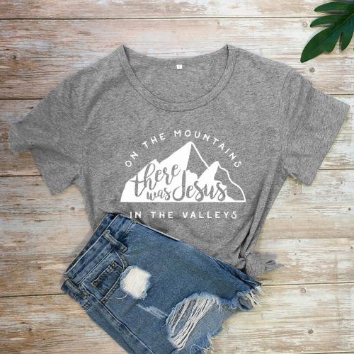 The Valley T Shirt Casual Women's Christian Bible T Shirt - CLOTHFN