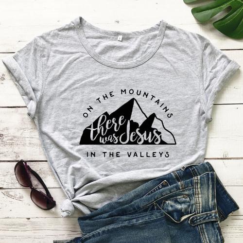 The Valley T Shirt Casual Women's Christian Bible T Shirt - CLOTHFN