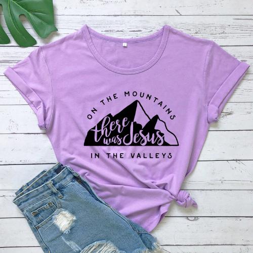 The Valley T Shirt Casual Women's Christian Bible T Shirt - CLOTHFN