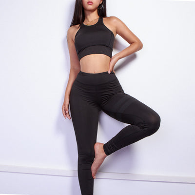 Women sport Suit Gym Yoga Sets 2 Pieces Women Sportwear Yoga Set Fitness Sportwear Workout Set Fitness Yoga Wear - CLOTHFN
