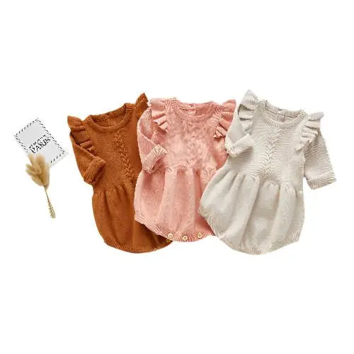 Baby & Toddler Outfits one piece with flying sleeves - CLOTHFN