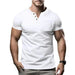 Casual T-shirt V-neck Fashion Slim Men's Short Sleeve - CLOTHFN