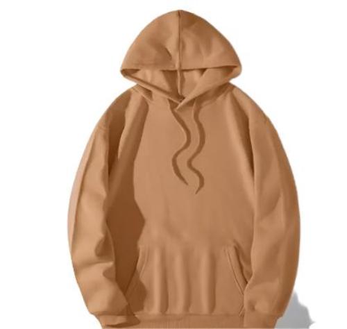 Fashion Solid Color Pullover Hoodie Sweater - CLOTHFN