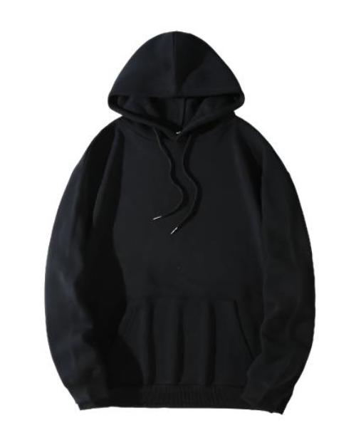 Fashion Solid Color Pullover Hoodie Sweater - CLOTHFN