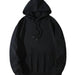 Fashion Solid Color Pullover Hoodie Sweater - CLOTHFN