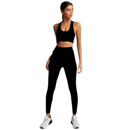 Gym Set Seamless Nylon Woman Sportswear - CLOTHFN