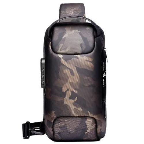 Men Chest Bag Messenger Bag Anti-theft Shoulder Bags Chest Bag Pack For Male - CLOTHFN