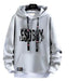 Men Hoodies  Korean Style Pullover - CLOTHFN