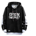 Men Hoodies  Korean Style Pullover Casual Long Sleeve Sweatshirt - CLOTHFN