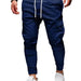 Tethered Elastic Sports Baggy Pants Long Casual Pants Jogging Pants - CLOTHFN