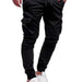 Tethered Elastic Sports Baggy Pants Long Casual Pants Jogging Pants - CLOTHFN