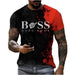 Men's Printed Fashion Fashion Short Sleeve Casual - CLOTHFN