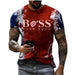 Men's Printed Fashion Fashion Short Sleeve Casual - CLOTHFN