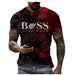 Men's Printed Fashion Fashion Short Sleeve Casual - CLOTHFN