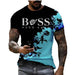 Men's Printed Fashion Fashion Short Sleeve Casual - CLOTHFN