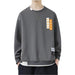 Men's Sweatshirt Round Neck Pullover Top - CLOTHFN