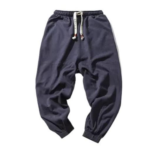 Mens Hip Hop Streetwear Gym Joggers Pants Drawstring Elastic Pockets Tapered Sweatpants - CLOTHFN