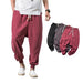 Mens Hip Hop Streetwear Gym Joggers Pants Drawstring Elastic Pockets Tapered Sweatpants - CLOTHFN