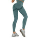 Seamless Knitted Peach Hip Women's Tight Elastic Yoga Pants High Waist Quick-drying Hip Pants - CLOTHFN