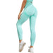 Seamless Knitted Peach Hip Women's Tight Elastic Yoga Pants High Waist Quick-drying Hip Pants - CLOTHFN