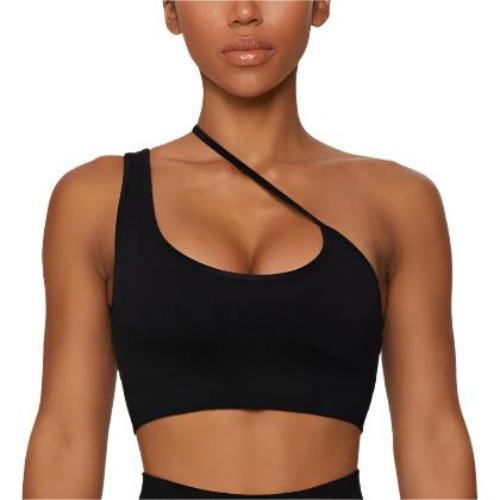 Seamless Solid Color Knitted High Elastic Sports Bra Underwear Yoga Pants - CLOTHFN