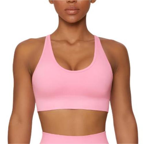 Seamless Solid Color Knitted High Elastic Sports Bra Underwear Yoga Pants - CLOTHFN