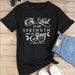 T-Shirt Women Fashion Retro Funny Jesus - CLOTHFN