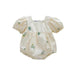 Thin Cotton Embroidery Puff Short Sleeve Baby Bodysuit Jumpsuit - CLOTHFN