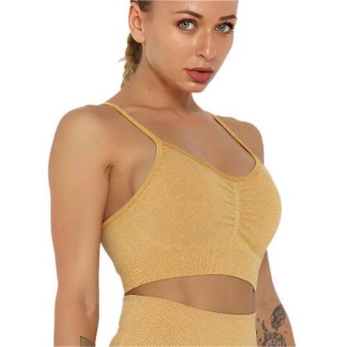 Women Beautiful Back Seamless Sports Top Vest - CLOTHFN