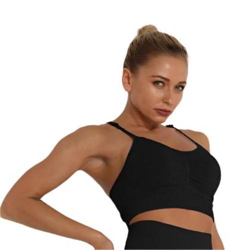 Women Beautiful Back Seamless Sports Top Vest - CLOTHFN