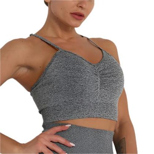 Women Beautiful Back Seamless Sports Top Vest - CLOTHFN