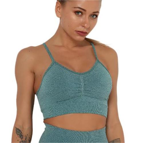 Women Beautiful Back Seamless Sports Top Vest - CLOTHFN