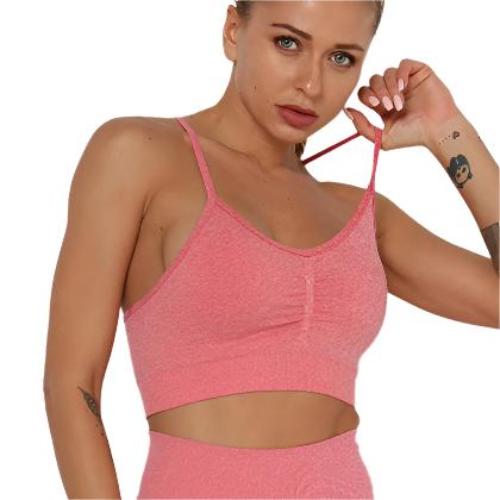 Women Beautiful Back Seamless Sports Top Vest - CLOTHFN