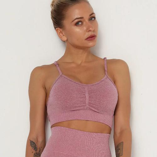 Women Beautiful Back Seamless Sports Top Vest - CLOTHFN