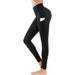 Women Running Fitness Solid Leggings Push Up High Waist Fashion Workout Slim Leggins - CLOTHFN