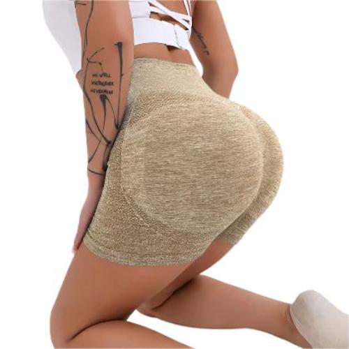 Women Gym Yoga Shorts Pants Butt Lifting Seamless Leggings - CLOTHFN