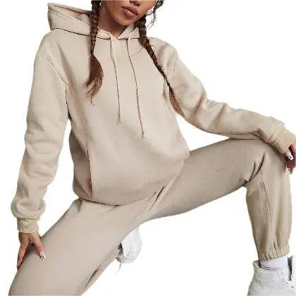 Women Hooded Outfit Sets - CLOTHFN