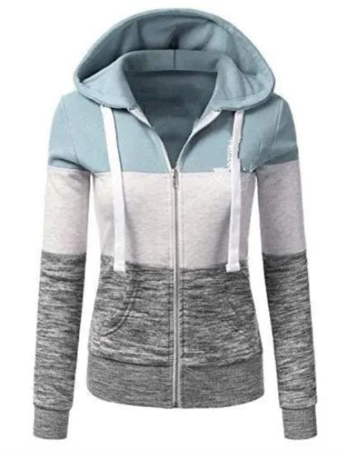 Women Hooded Pullover Sweatshirt - CLOTHFN