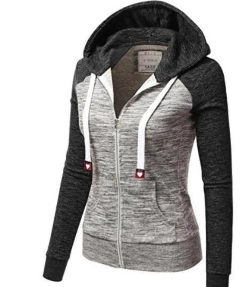 Women Hooded Pullover Sweatshirt - CLOTHFN