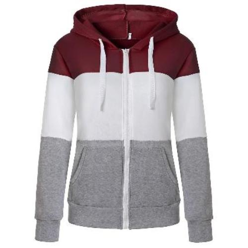 Women Hooded Pullover Sweatshirt - CLOTHFN