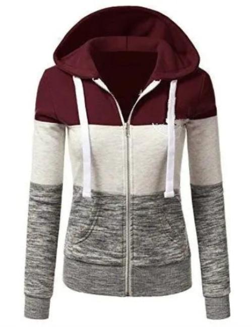 Women Hooded Pullover Sweatshirt - CLOTHFN