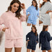 Hooded Sweater Suit Casual Home Wear - CLOTHFN