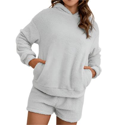 Hooded Sweater Suit Casual Home Wear - CLOTHFN