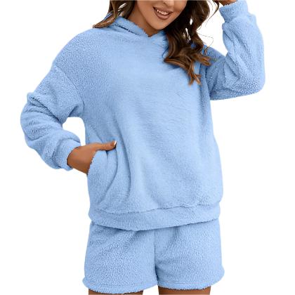 Hooded Sweater Suit Casual Home Wear - CLOTHFN