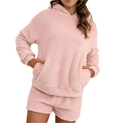 Hooded Sweater Suit Casual Home Wear - CLOTHFN